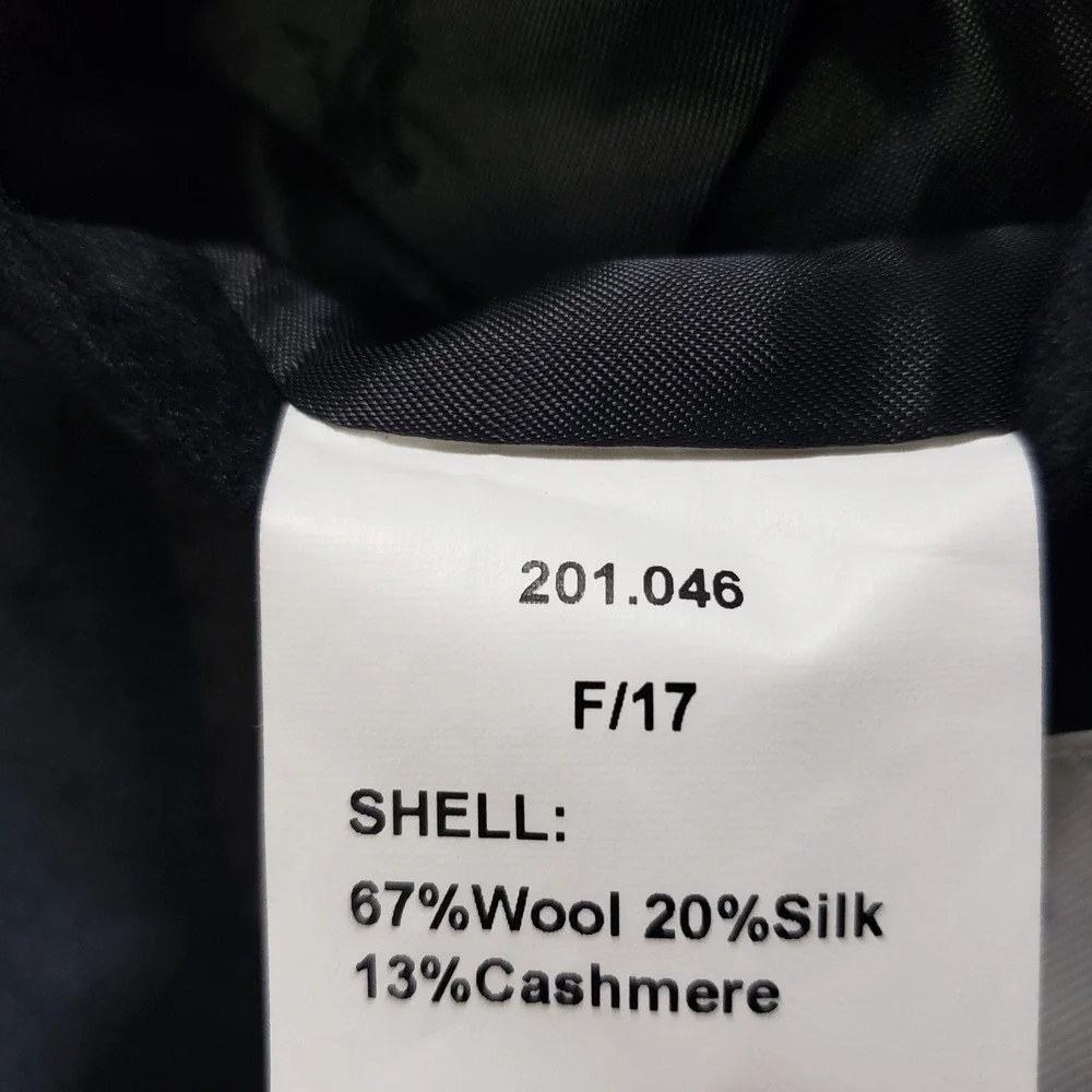 Billy Reid Blazer Mens 44R Black Wool Silk Cashmere Sport Coat Italy Jacket